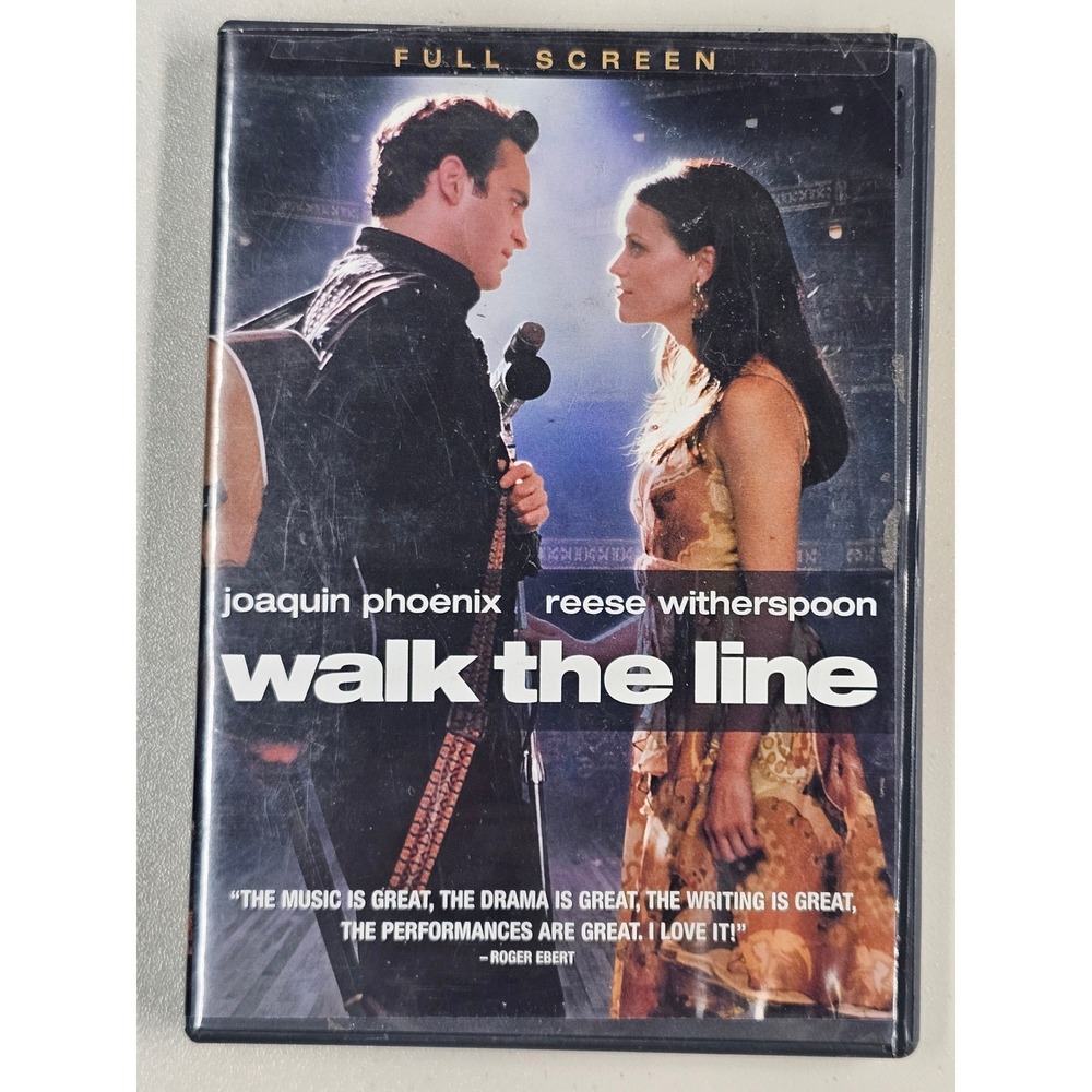 Walk the Line DVD Full Screen Joaquin Phoenix Reese Witherspoon Johnny Cash 2006